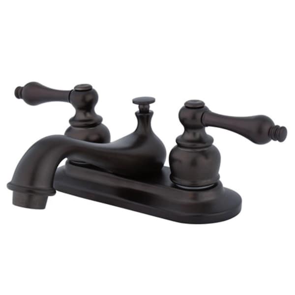 4" Centerset Bathroom Faucet, Oil Rubbed Bronze